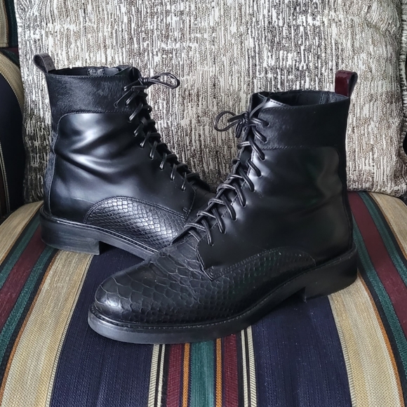 Jeffrey Campbell combat lace-up boots - Picture 2 of 11